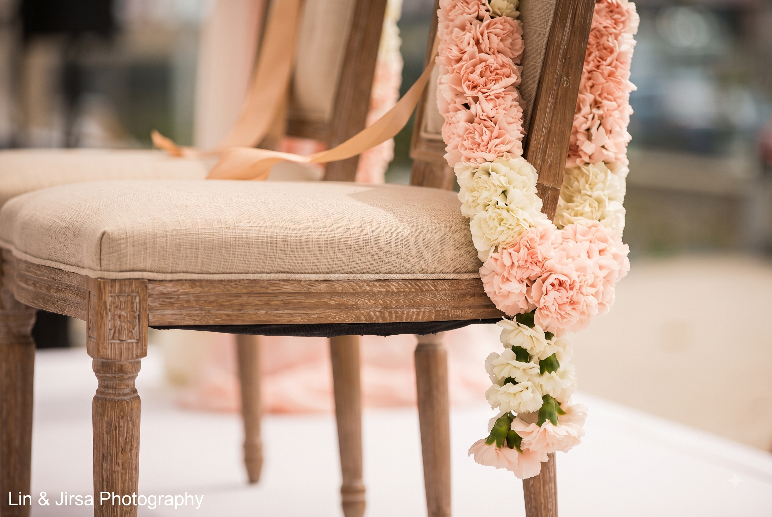 Decorative flower garland